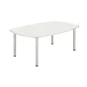Core Pole Leg Barrel Shaped Meeting Table